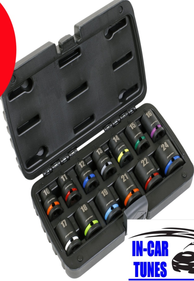 Sealey AK5617M Premier Impact Socket Set 1/2""Sq Drive 13pc