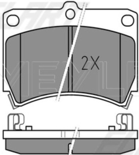 Front MEYLE GERMANY 025 216 5415/PD Brake Pad Set, disc brake for KIA,MAZDA