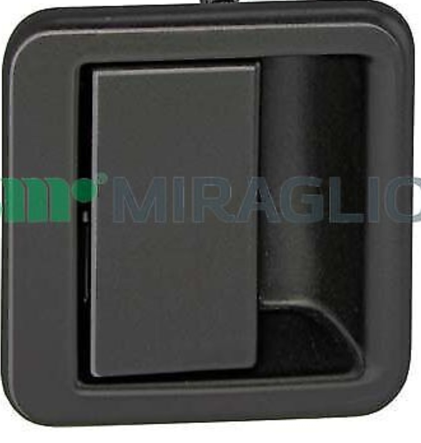 Door handle Rear black 80/405 MIRAGLIO for PEUGEOT FIAT CITROËN