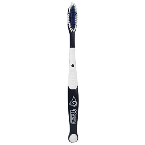 Siskiyousports Siskiyou Ftbr130 Unisex Nfl Los Angeles Rams Mvp Adult Toothbrush