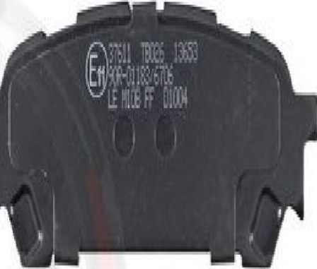 37611 A.B.S. Brake Pad Set, disc brake for SUBARU