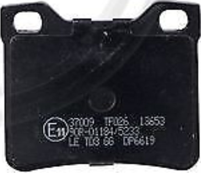 37009 A.B.S. Brake Pad Set, disc brake for MERCEDES-BENZ