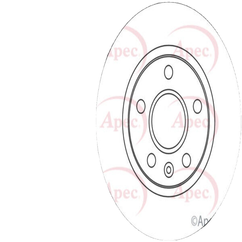 Brake Disc Front DSK2674 Fits Opel Insignia Saab 9-5 Vauxhall Insignia APEC