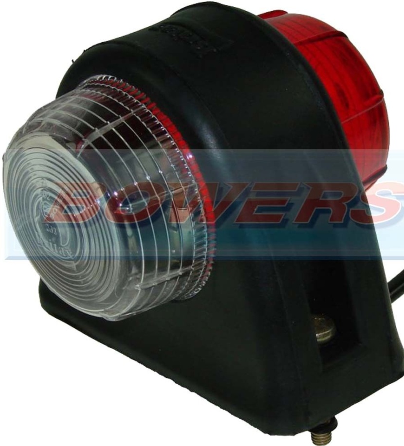 BRITAX RUBBER RED WHITE FOR IFOR WILLIAMS TRAILER SIDE OUTLINE MARKER LAMP LIGHT