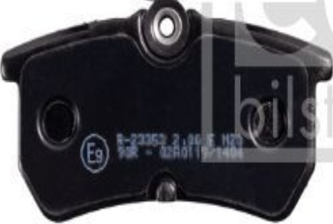 FEBI 16167 BRAKE PAD SET DISC BRAKE Rear
