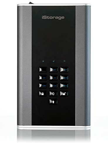 iStorage diskAshur DT2 256-bit 14TB USB 3.1 secure encrypted desktop hard drive