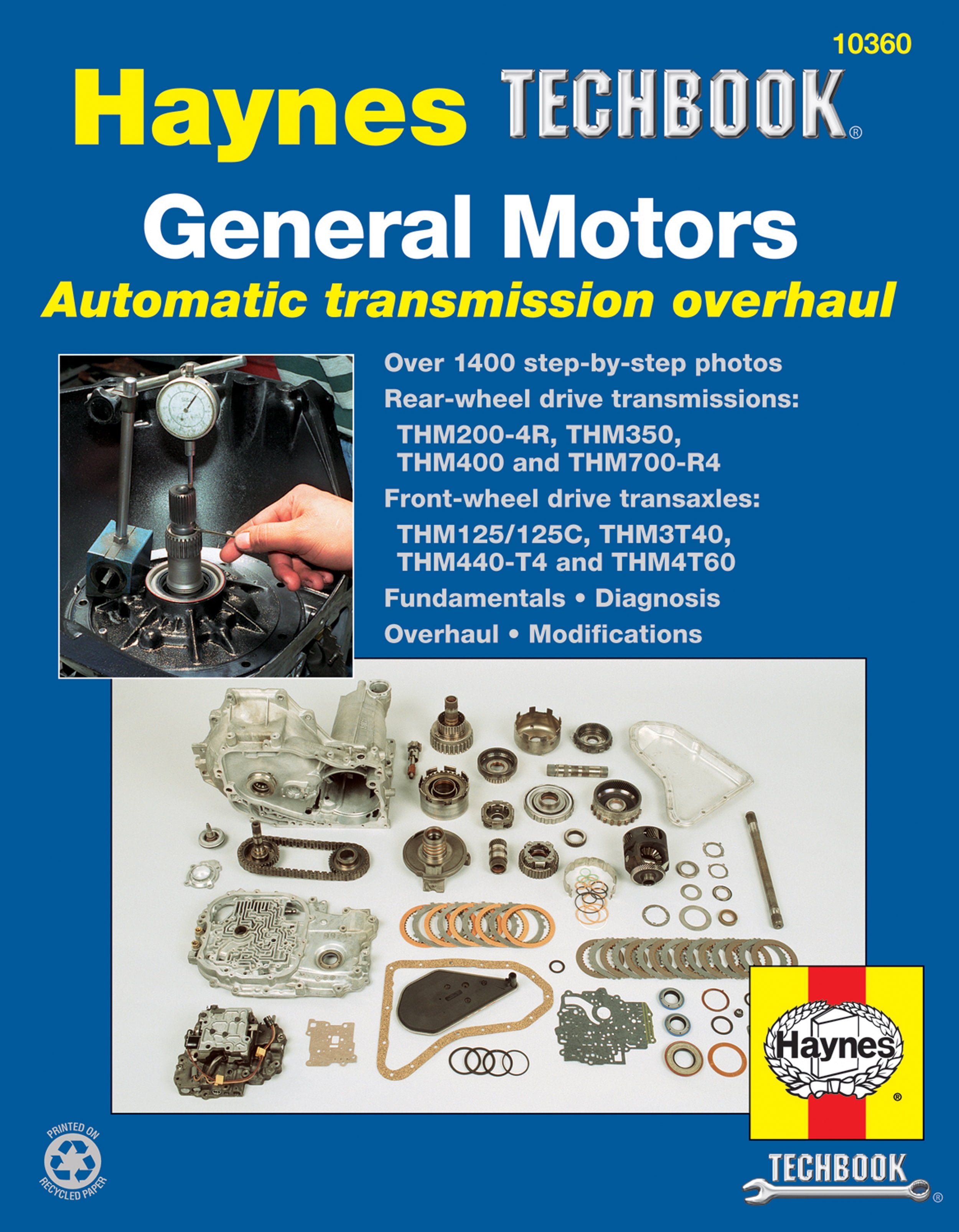 General Motors Automatic Transmission Overhaul Haynes Techbook (USA) Haynes