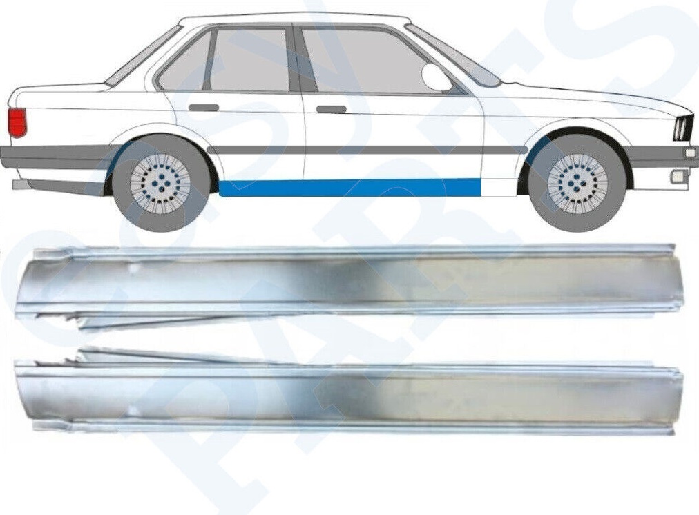 BMW 3 E30 1982-1994 SILL REPAIR PANEL ROCKER PANEL / PAIR
