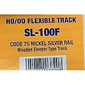Peco SL-100F Wooden sleeper type Flexi Track 914mm code 75 rail Pk25 OO Gauge