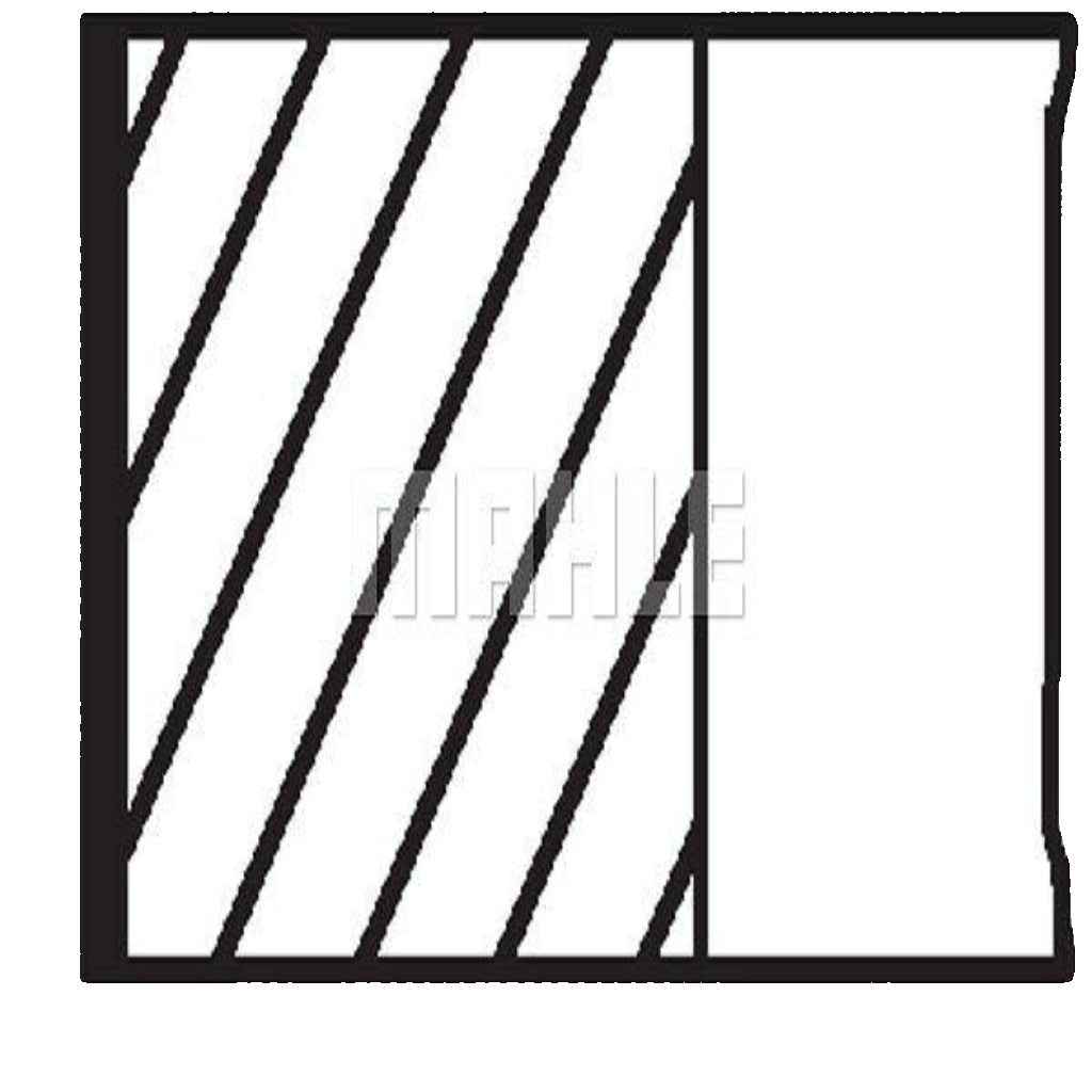 640 RS 10101 0N0 MAHLE Piston Ring Kit for NISSAN