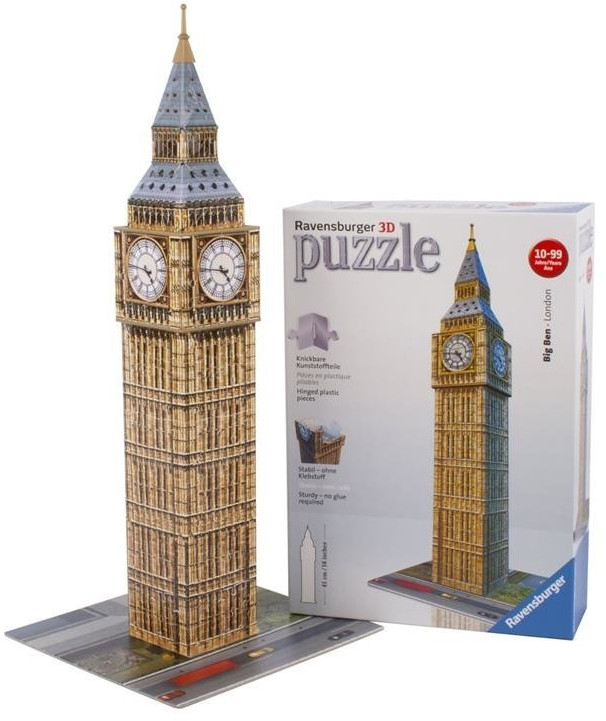 Merchandising Ravensburger: 3D Puzzle Serie Midi - Big Ben - Immagine 3