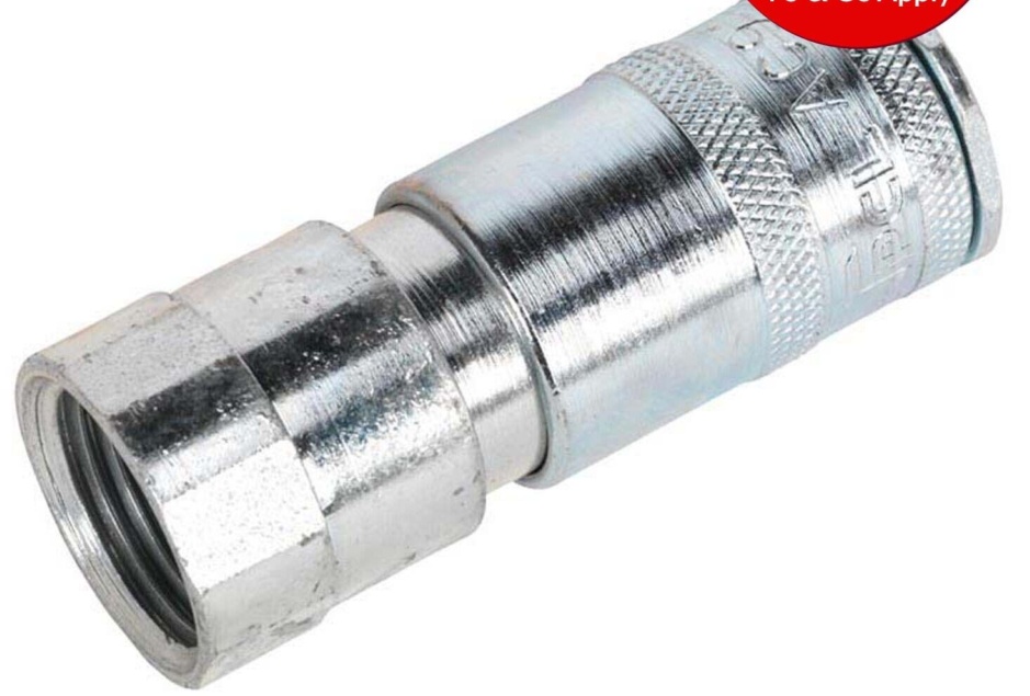Sealey AC75 PCL Coupling Body Female 1/2""BSP