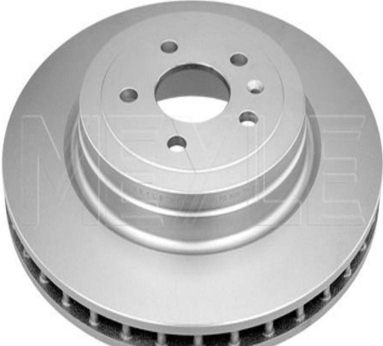 2x MEYLE Brake Disc Rear Vented 365mm Outer ⌀ 66.3mm Height Fits Tesla Model S