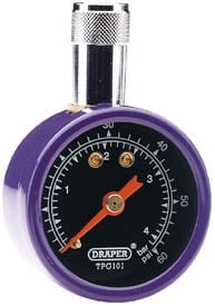 Draper TYRE PRESSURE GAUGE 69923 Tyre Pressure Gauge
