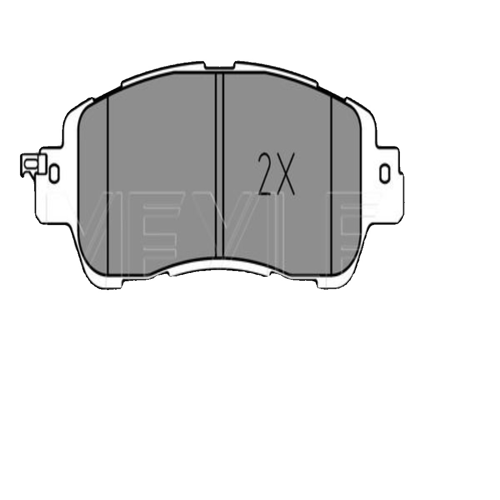 Front MEYLE GERMANY 025 222 3515 Brake Pad Set, disc brake for MAZDA