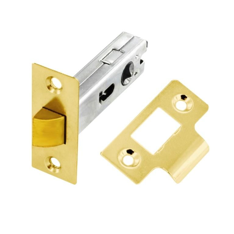 (75Mm, Gold/Silver) Securit Mortice Latch 5063107620866