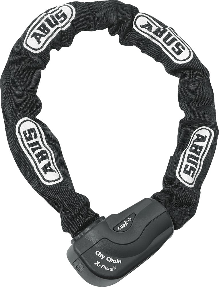 Granit City Chain XPLUS 1060 Abus Chain With Automatic Lock 1060-110 Black