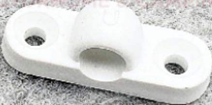 Awning Mounting Pole Brackets x3, Screws x6 Caravan, Motorhome, Camping - 109038