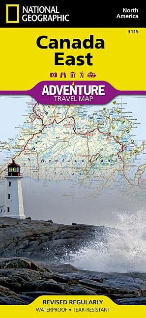 Canada East Map National Geographic Adventure Map
