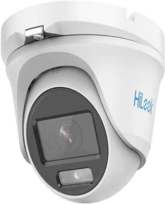 HiLook by Hikvision THC-T159-M 2.8mm ColorVu 5MP TVI Mini Turret Camera IR 20