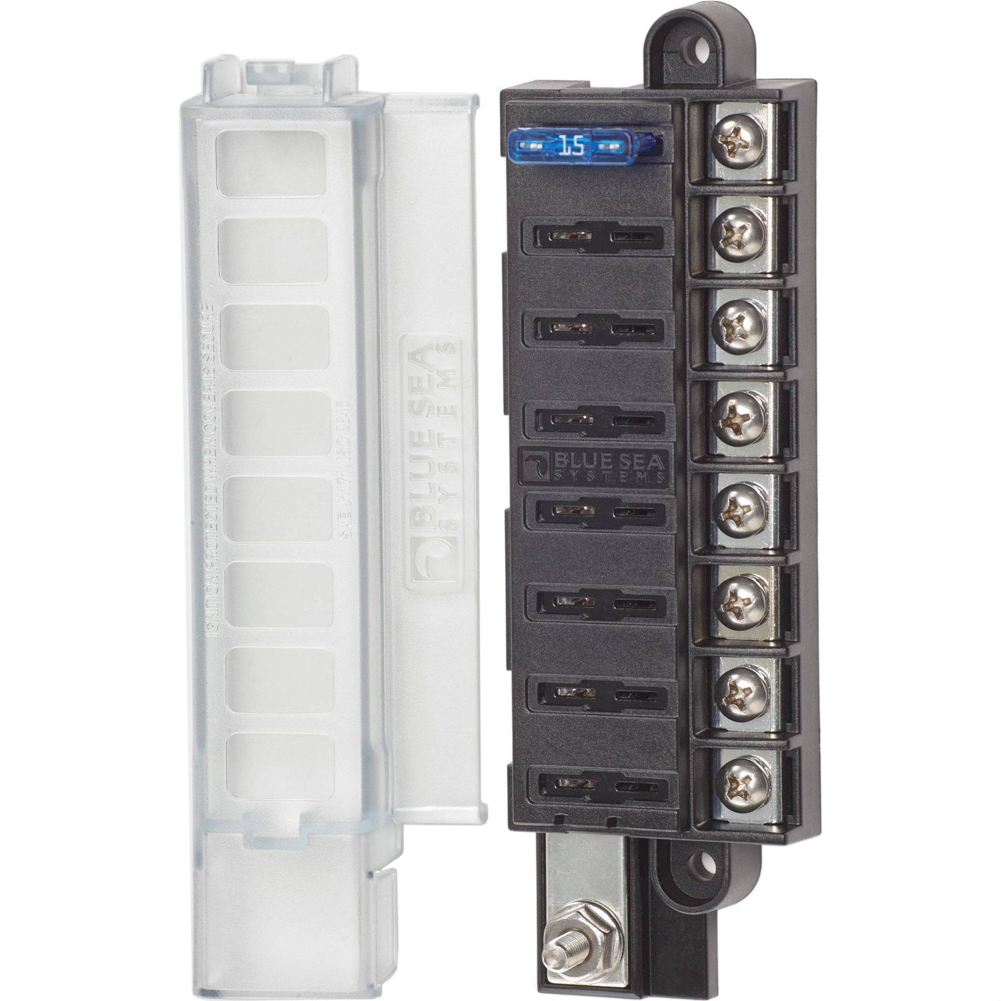 Blue Sea ST 5046 8 way ST blade compact fuse distribution box block camper van