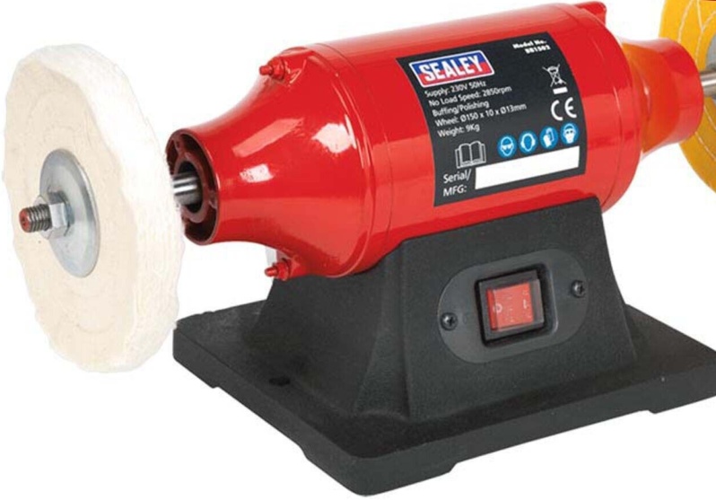 Sealey BB1502 150mm Bench Mounting Buffer/Polisher 370W/230V