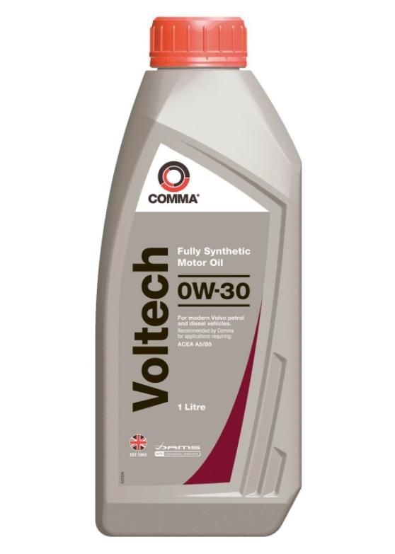 Comma Voltech 0W-30 Fully Synthetic Motor Oil ACEA A5/B5 1L - VTC1L