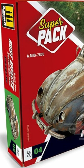 Ammo by MIG Rust Effects Solution Set For Model Kits MIG 7805
