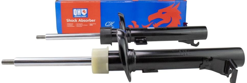 QH Front Pair of Shock Absorbers for Ford Fiesta 2001-2010