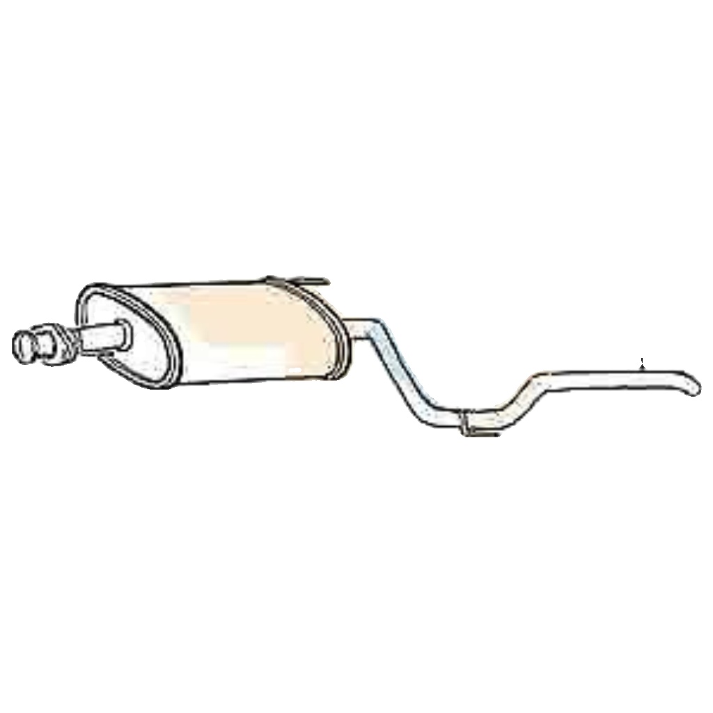 Klarius MZ357V Exhaust Rear Box Vito 2.3 96-03