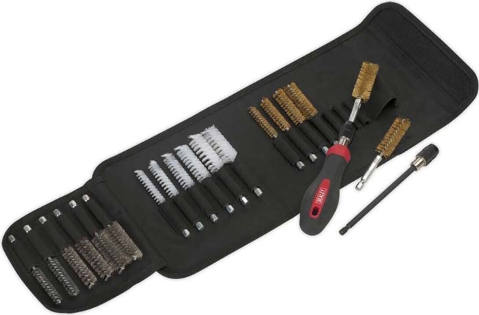 Sealey VS1800 Cleaning and Decarbonising Brush Set 20pc