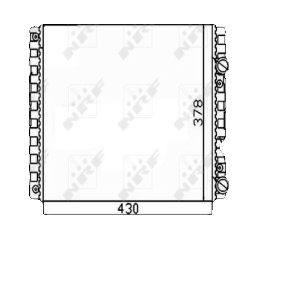 NRF 509519 Radiator, engine cooling for SEAT,VW