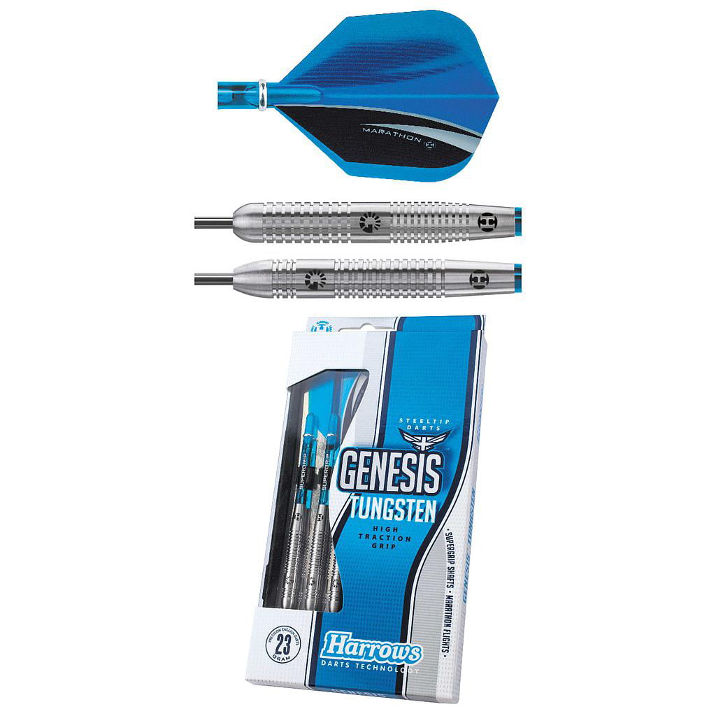 Harrows Genesis Tungsten Darts - 23g - Silver