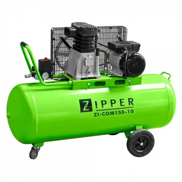 Zipper ZI-COM150-10 150ltr Double Cylinder Air Compressor | 10 bar 230v