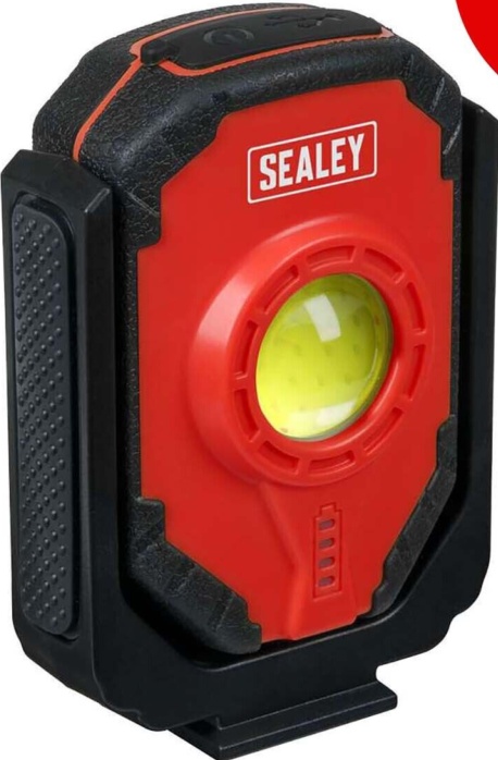 Sealey LED3602CF Rechargeable 360° Inspection Lamp 7 SMD+3W LED Lithium-ion