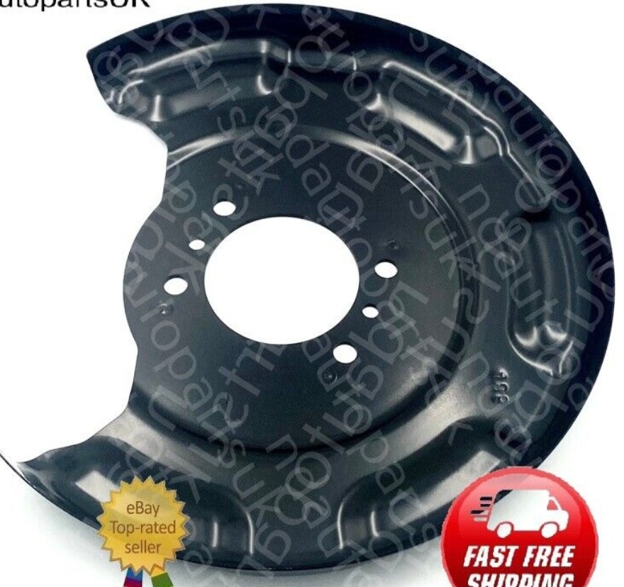 2x Rear L+R Brake Disc Dust Cover Back Plate Shield For Hyundai i20 14- Kia Rio
