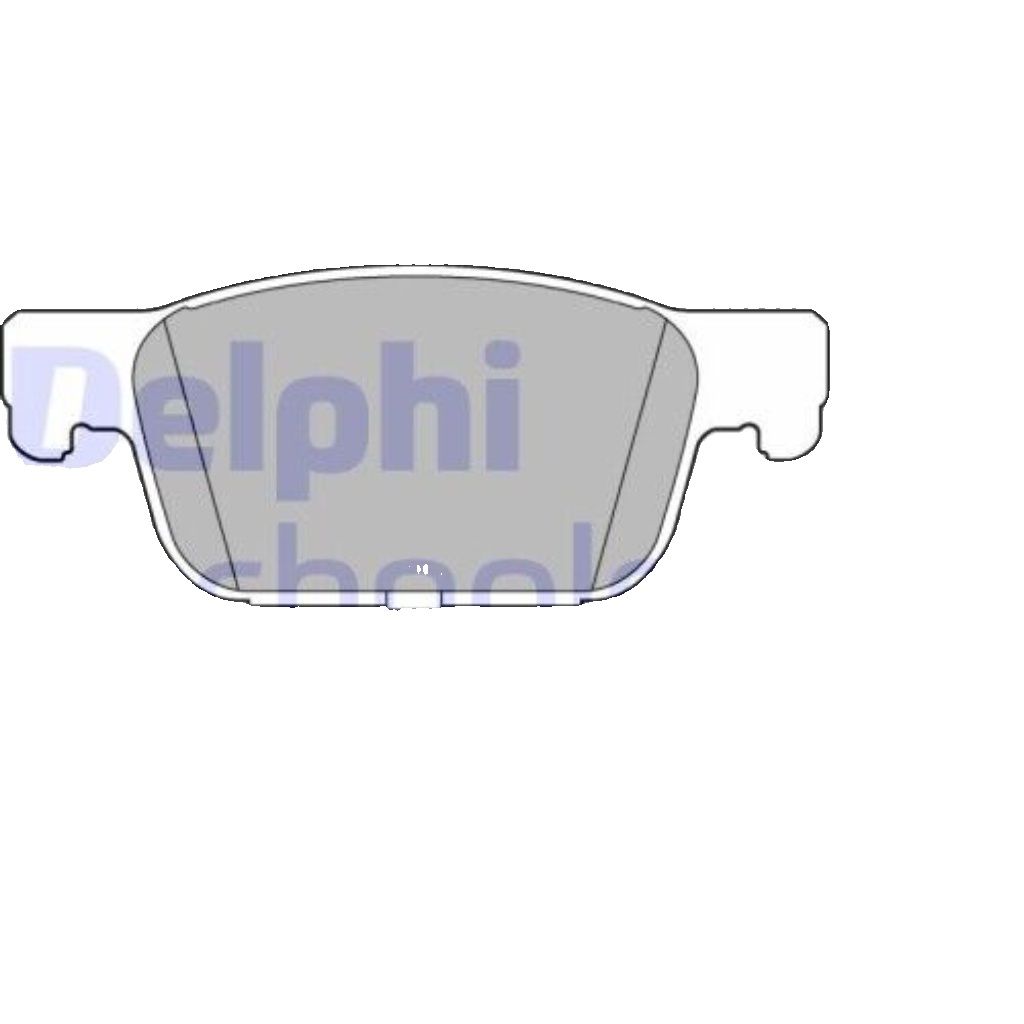 Front DELPHI-OE LP3219 Brake Pad Set, disc brake for AUDI
