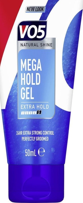 2 Pack VO5 Mega Hold 24hr Extra Control Travel-Friendly Styling Gel, 50ml