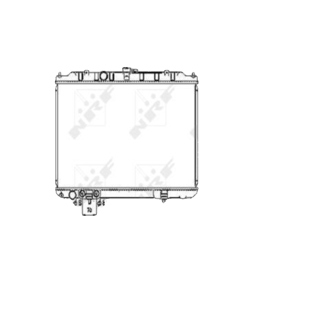 NRF 53453 Radiator, engine cooling for NISSAN
