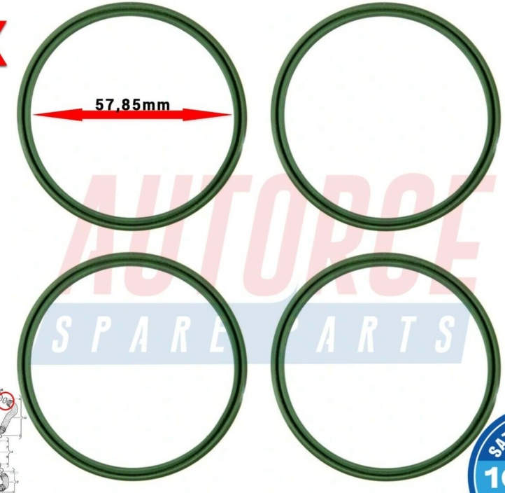 4 X LLS Form Gasket Charge Air Hose For VW TRANSPORTER T5 BUS KASTEN