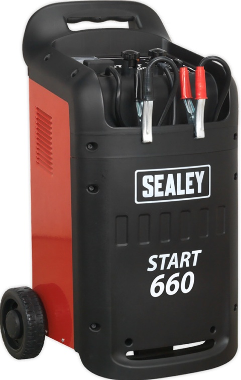 Sealey START660 12V/24V/230V Battery Charger Starter Car Van Light Commercial