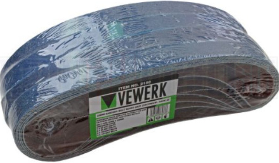 VEWERK 25pk 20 x 520mm Zirconium oxide Sanding Belts Air Belt Sander 2150