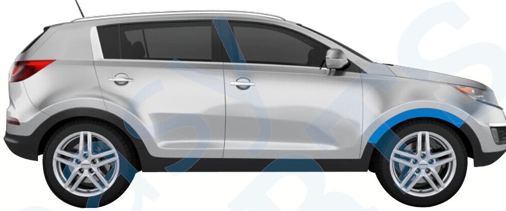 KIA SPORTAGE 2010-2015 FRONT WHEEL ARCH PANEL COVER TRIM / RIGHT RH