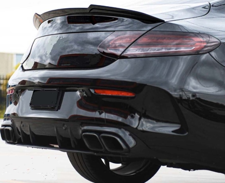 Fits Mercedes C-Class Coupe C205 Rear Trunk Boot Lip Spoiler Sport Gloss