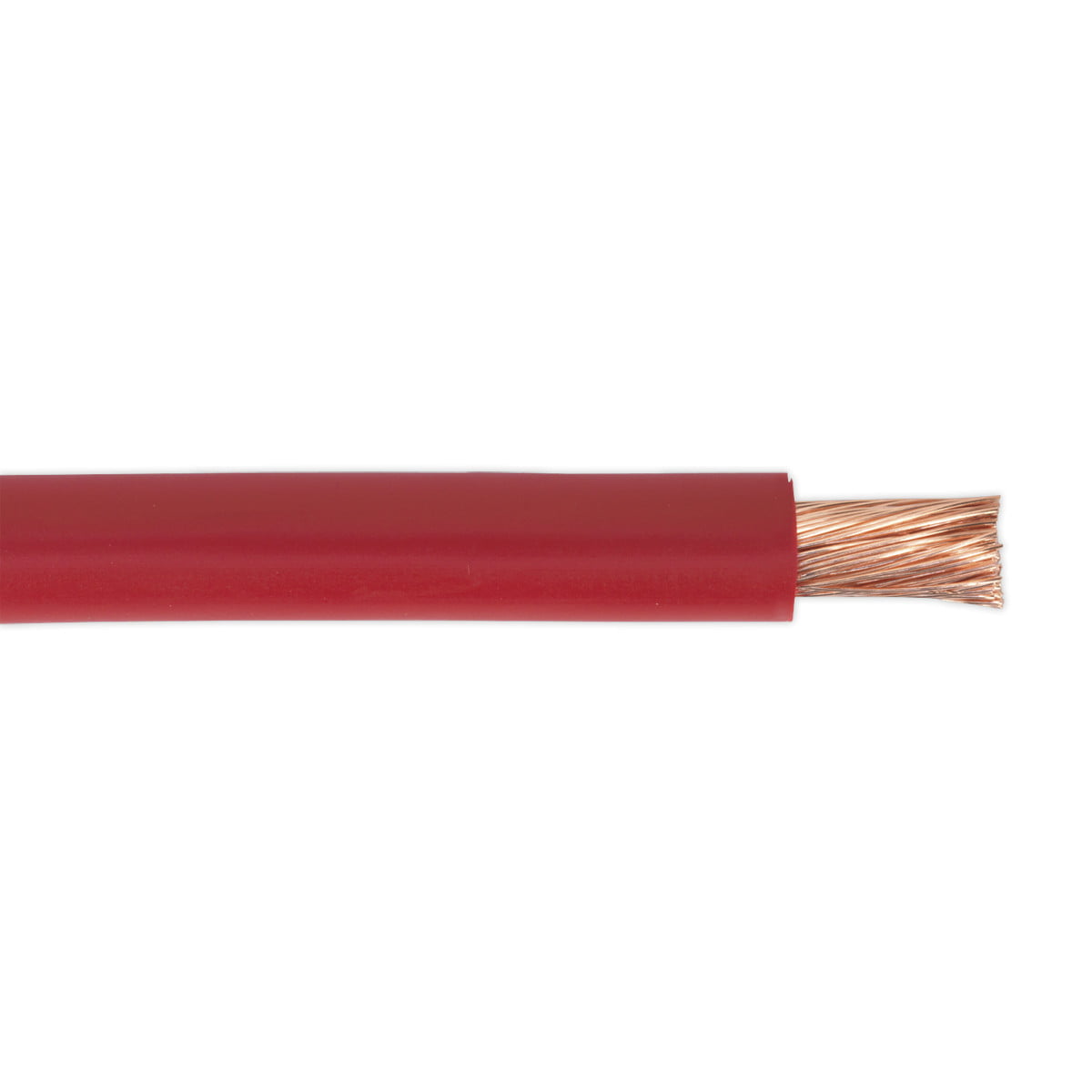 Sealey AC25SQRE Automotive Starter Cable 196/0.40mm 25mm² 170A 10m - Red