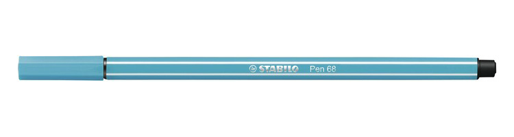 Pennarello Pen 68 Stabilo - 1 mm - 68/31 (Blu Chiaro Conf. 10)