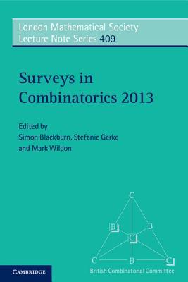 Surveys Combinatorics 2013 Paperback Cambridge University Press 9781107651951