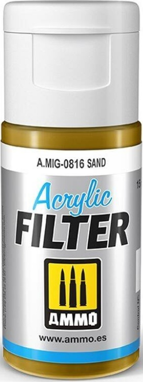 Ammo by MIG Acrylic Filter Sand High quality Acrylic Filter 15ml A.MIG-816