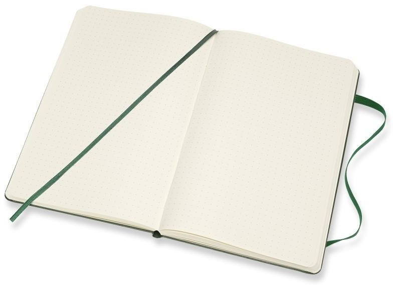 Moleskine Large Dotted Hardcover Notebook: Myrtle Green - Image 3