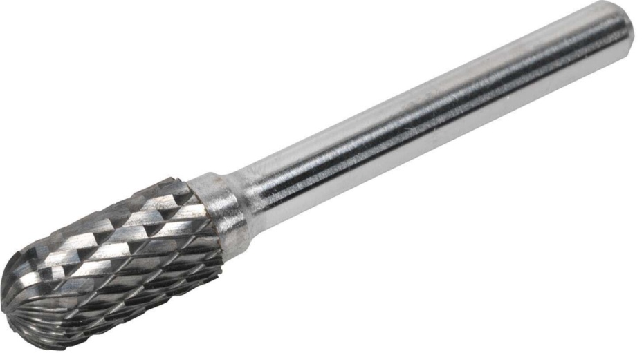 Sealey SDB02 Cylindrical Ball Nose Tungsten Carbide Rotary Burr 10mm